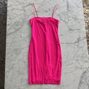 Hot Pink Forever 21 mini dress